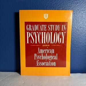 Graduate Study in Psychology Book , 2009 - American Psychological Association